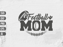 Football Mom SVG