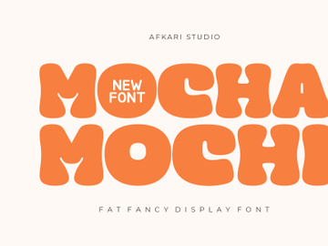 Mocha Mochi - Fat Fancy Display Font preview picture