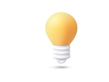 3D Business Vector Icon render with blender style