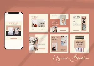 Instagram Template - Hyme Basic Fashion Post