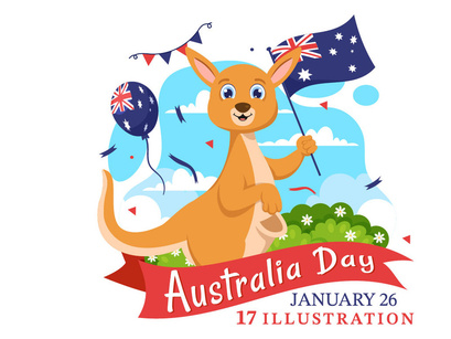 17 Happy Australia Day Illustration