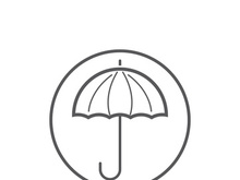 Umbrella icon logo design vector illustration