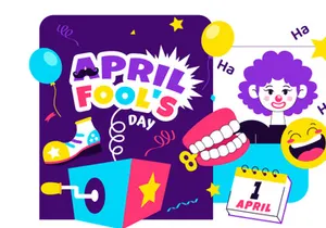 10 Happy April Fools Day Illustration