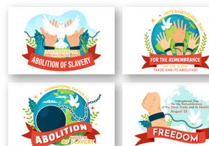 12 Day of the Slave Trade and its Abolition Illustration