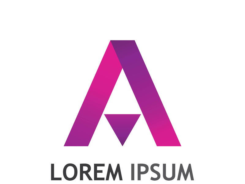 modern and creative initial letter A logo.