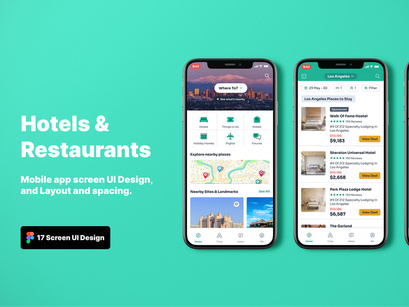 Hotels & Restaurants Booking App