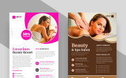 Beauty Spa Salon Flyer Template Design Ver-2