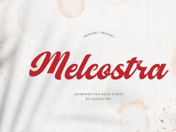 Melcostra | Handwritten Bold Script preview picture