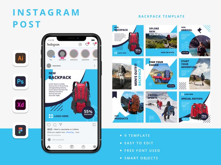 Instagram Post Backpack