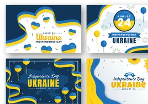 16 Ukraine Independence Day Illustration