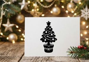Decorative Christmas Tree with Ornaments and Star Topper
