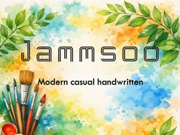 Jammsoo – Modern Casual Handwritten Font (TTF) preview picture