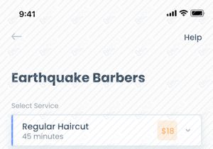 Barbershop booking