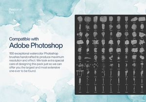 Watercolor Photoshop Brushes