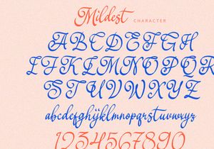 Mildest - Script Font