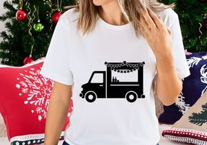 St. Patrick's Day Food Truck Silhouette