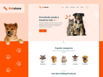Pet Store Website preview picture