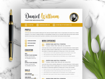 Professional Word Resume Template preview picture