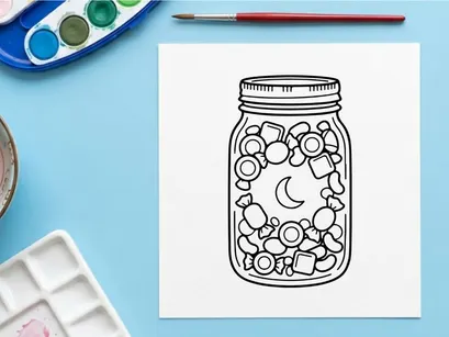 Jar of white pills and capsules spilling out. Medical supplement container with scattered medication for health and wellness.