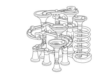 Vintage plumbing pipes system flat design vector illustration preview picture