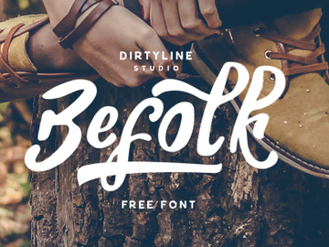 Befolk - Free Font preview picture