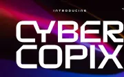 Cyber Copix - Modern Futuristic Sci-Fi Font