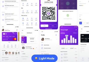 BankQu - Mobile Banking UI Kit App