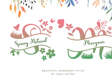 Spring Natural Monogram preview picture