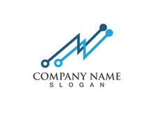 Globe word wire cablel business finance logo