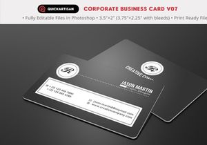 Corporate Business Card Template V07
