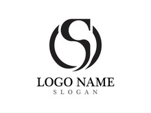 Business corporate S letter logo design vector