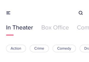Movie Mobile App Design