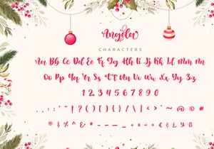 Angela - Modern Script Font