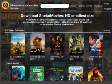 ShekoMovies Design preview picture