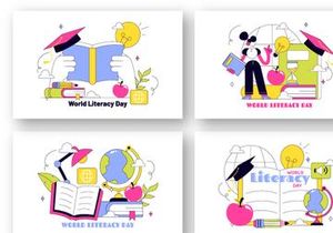 10 World Literacy Day Illustration