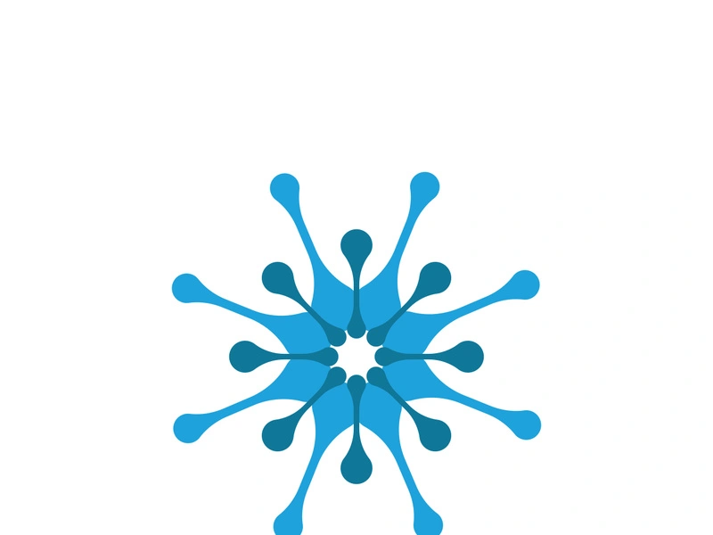 Molecule symbol logo template vector illustration design