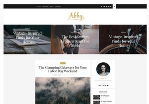 ABBY Free PSD Blog Theme