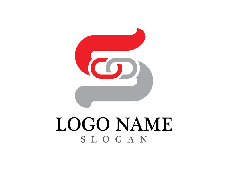 Business corporate S letter logo design vector