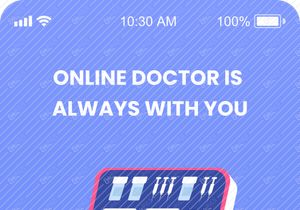 Medicine Doctor Flat App Design Figma Source File