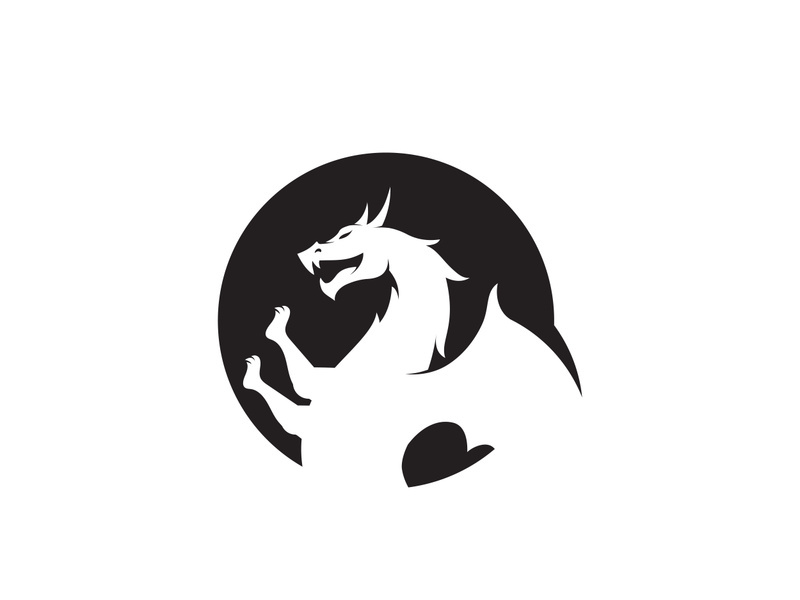 Dragon icon vector illustration design