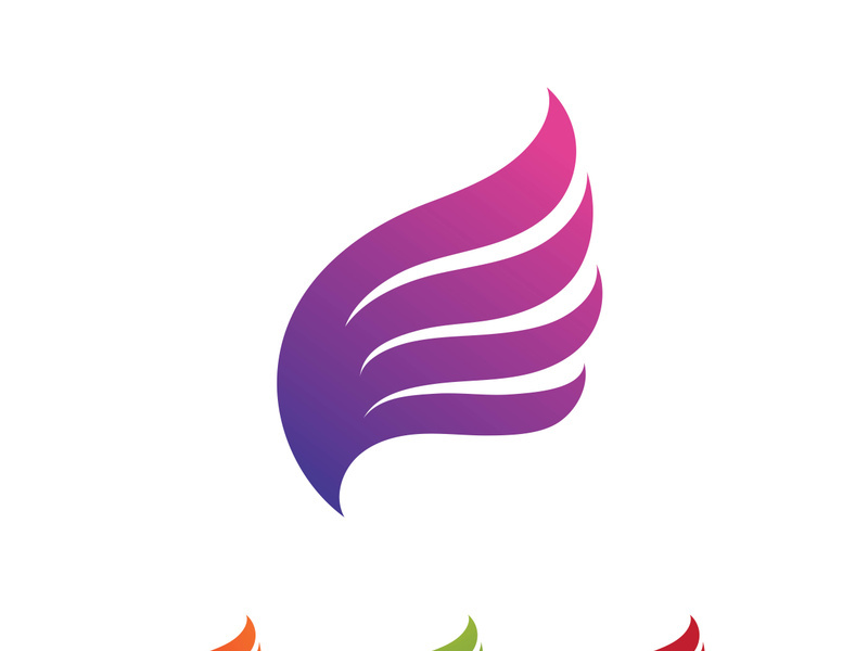 Falcon wing  Logo Template vectorFalcon wing  Logo Template vector