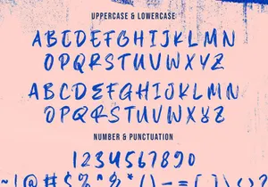 EPICAL GLORY - Textured Brush Font