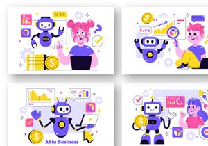 10 Artificial Intelligence in Business Illustration
