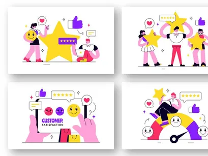 10 Customer Satisfaction Illustration