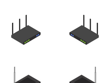 isometric router preview picture