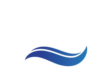 Ocean water wave wave logo design. preview picture