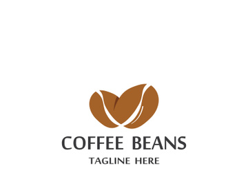 Premium coffee bean logo design. preview picture