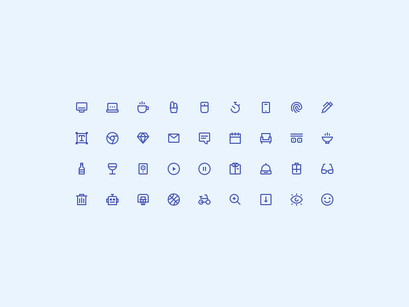 Tiny Insane Icons [SKETCH, AI[
