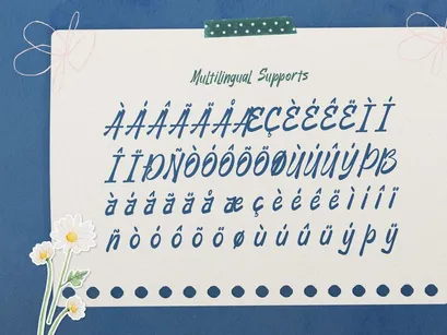 Blau Forte | Casual Handwritten