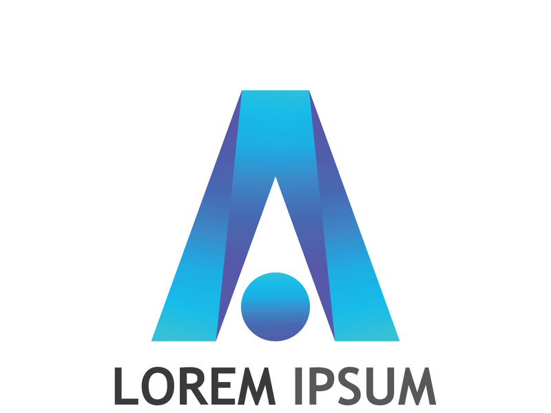 modern and creative initial letter A logo.